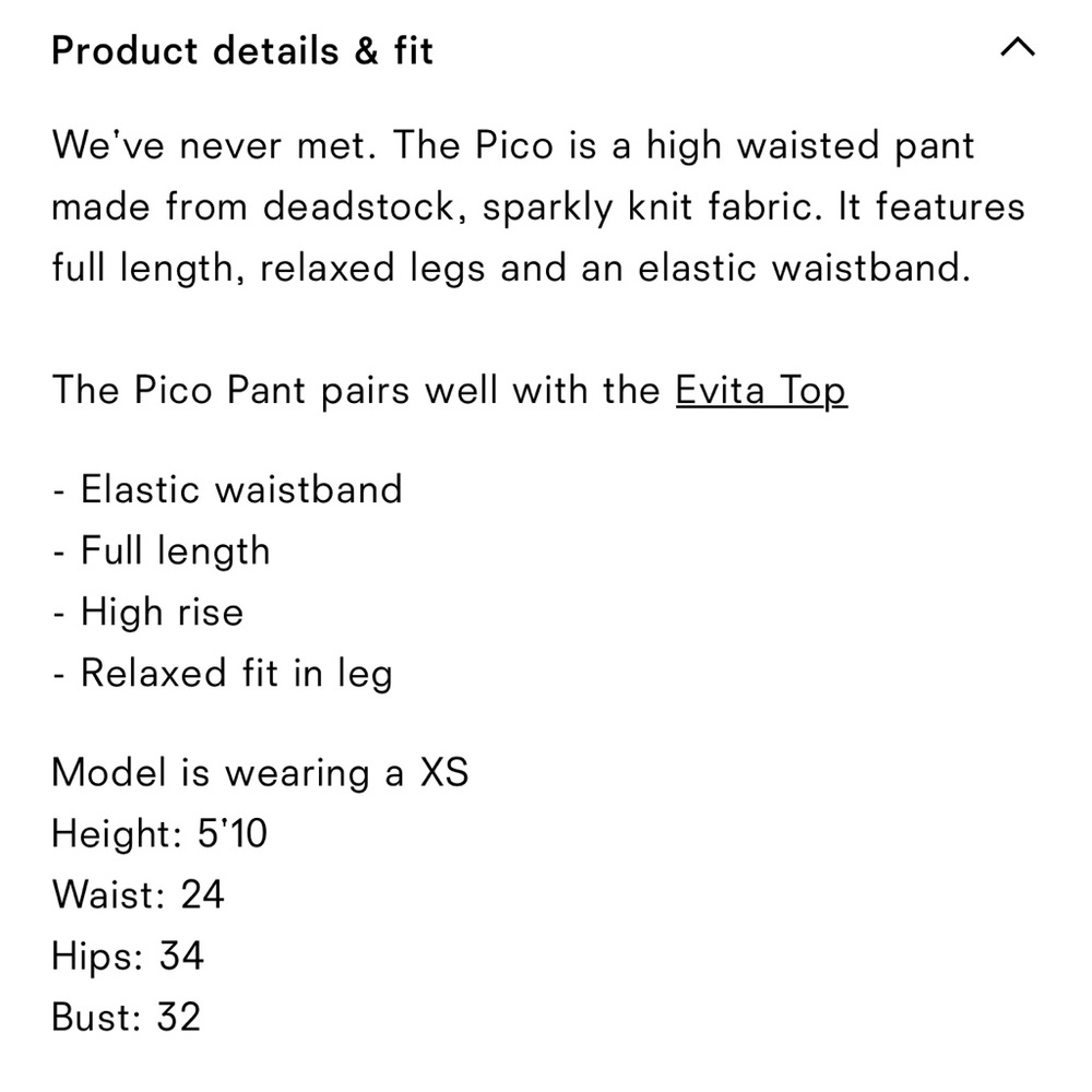 Reformation Pico Pant in Gold Size Small - Picture 12 of 16